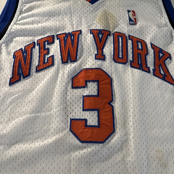 Vintage Reebok Authentic New York Knicks Stephon Marbury #3 Sewn Jersey SZ 60 - Picture 5 of 11